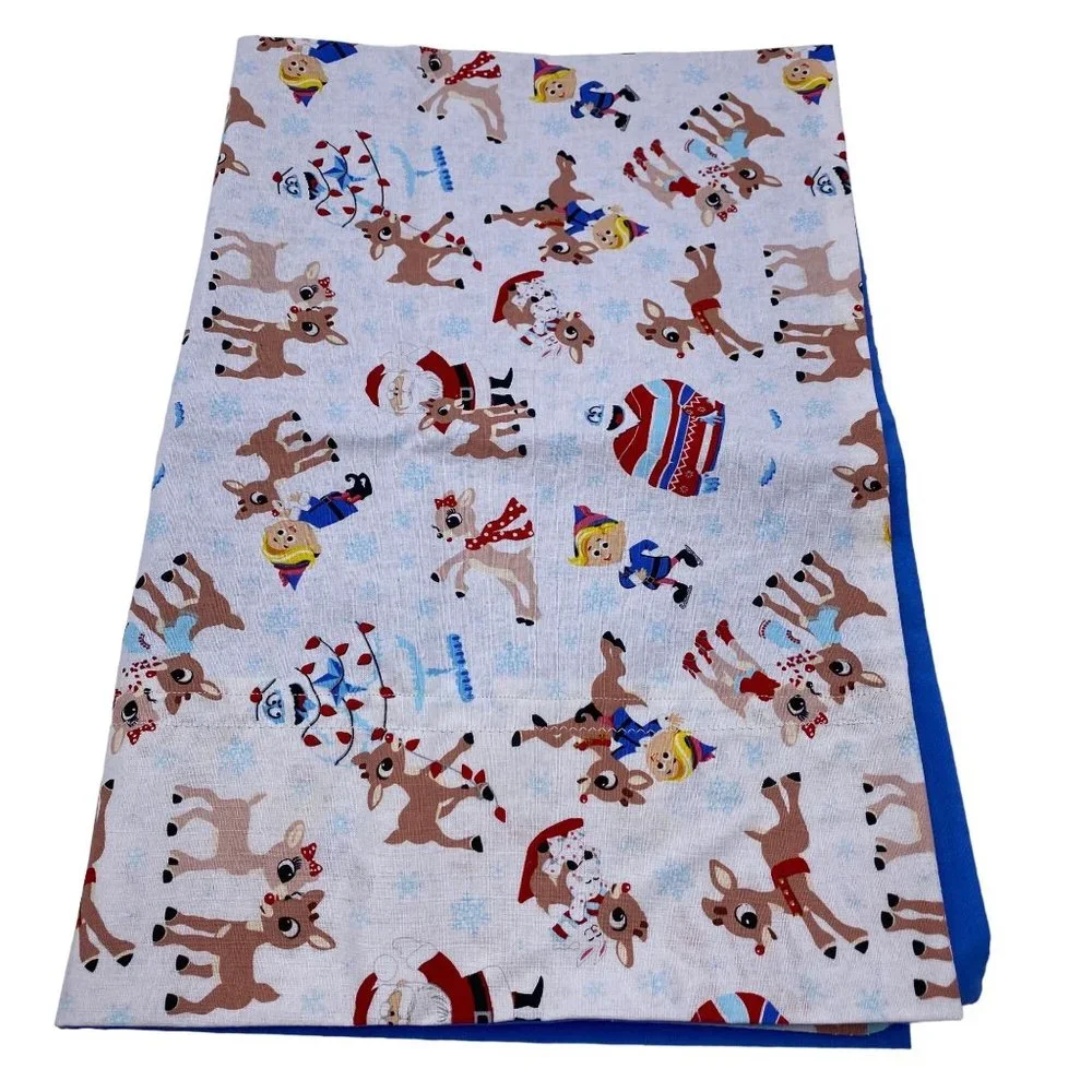 Rudolf the Red Nose Reindeer queen size handmade pillowcase misfit toys Herbie‎